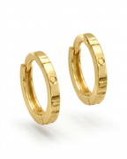 916 Gold Earrings Italy Aurex B