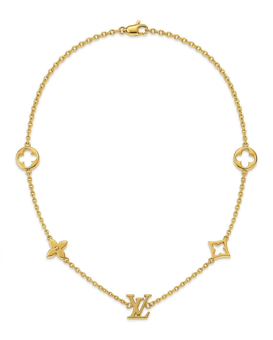 916 Gold Necklace 5 Floréa