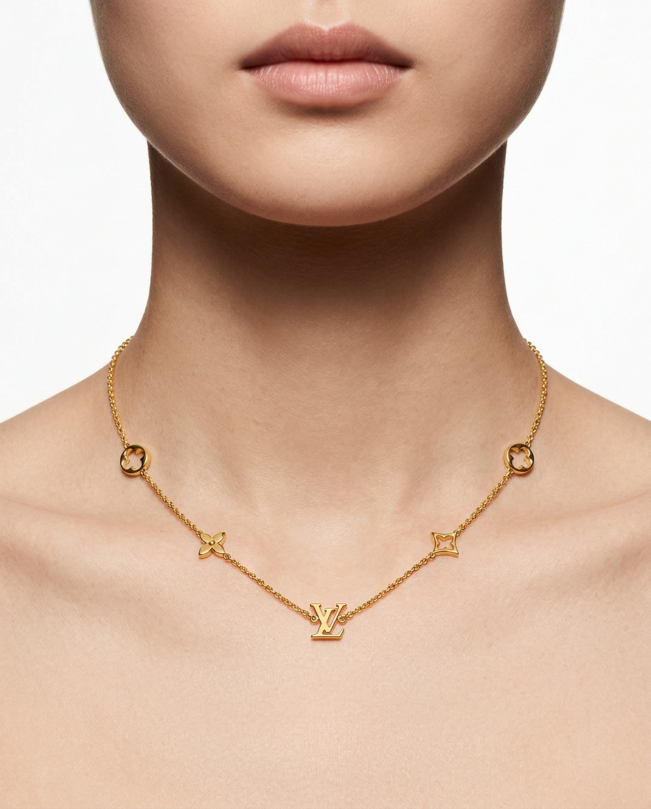 916 Gold Necklace 5 Floréa