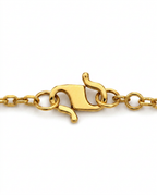 916 Gold Necklace Diamond Cut Cable