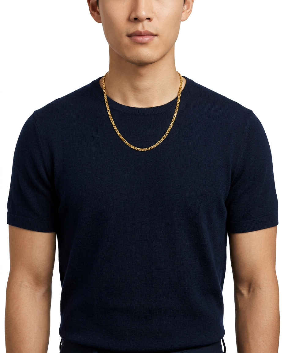916 Gold Necklace Noble