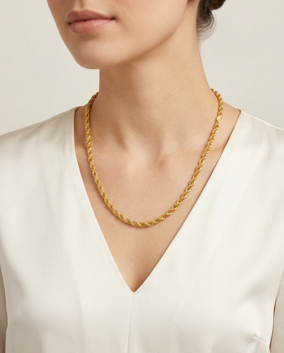 916 Gold Necklace Rope