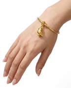 916 Gold Pendant Baby Parrot