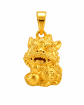 916 Gold Pendant Fortune Pixiu