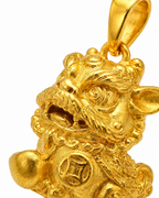 916 Gold Pendant Fortune Pixiu