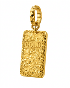 916 Gold Pendant Glacier Gold Bar