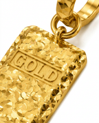916 Gold Pendant Glacier Gold Bar