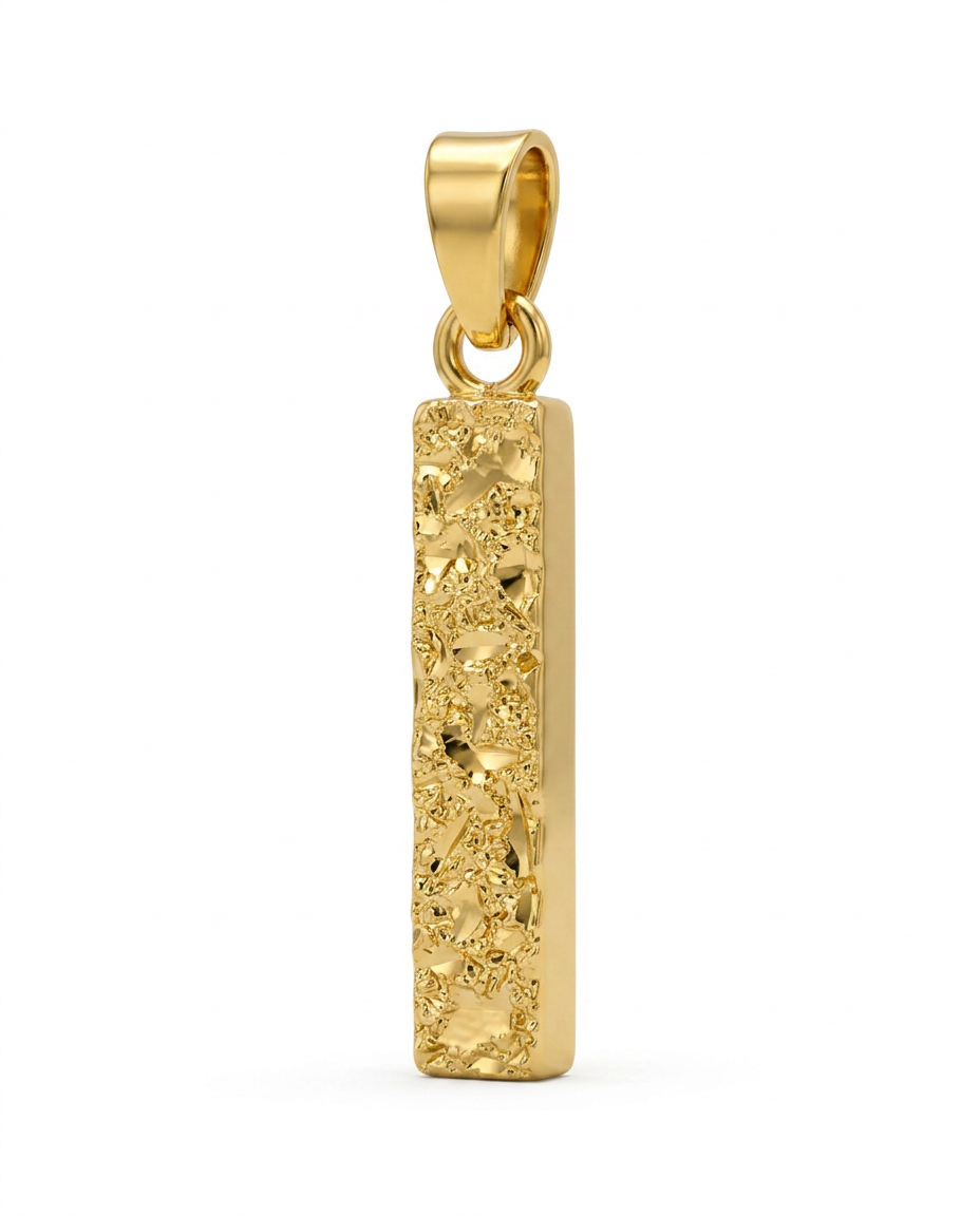 916 Gold Pendant Glacier Pillar