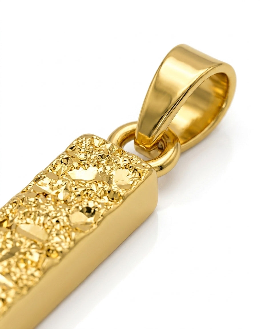 916 Gold Pendant Glacier Pillar