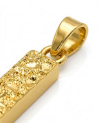 916 Gold Pendant Glacier Pillar
