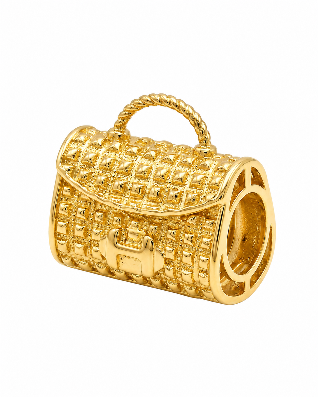 916 Gold Pendant Maison Bag Charm