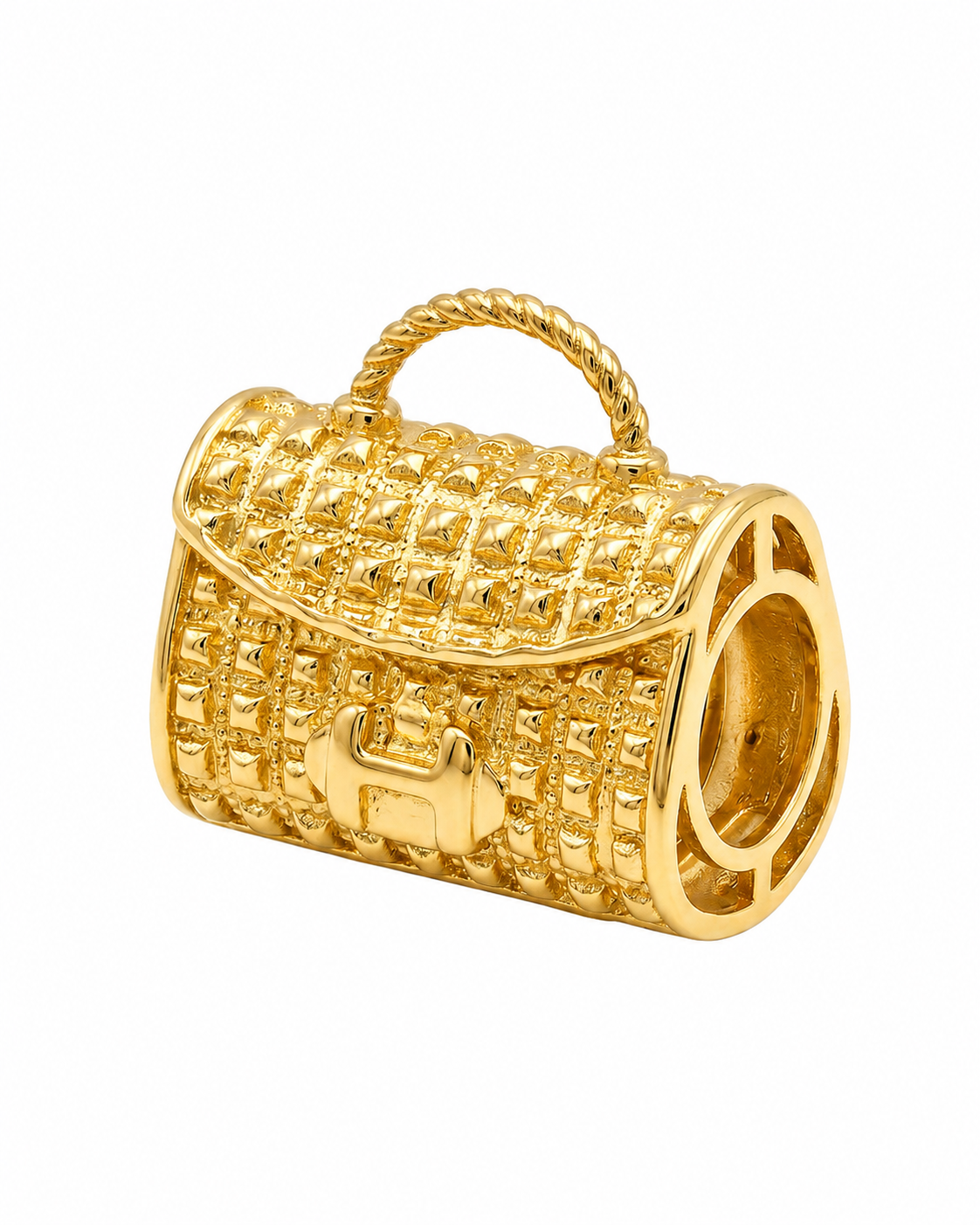 916 Gold Pendant Maison Bag Charm