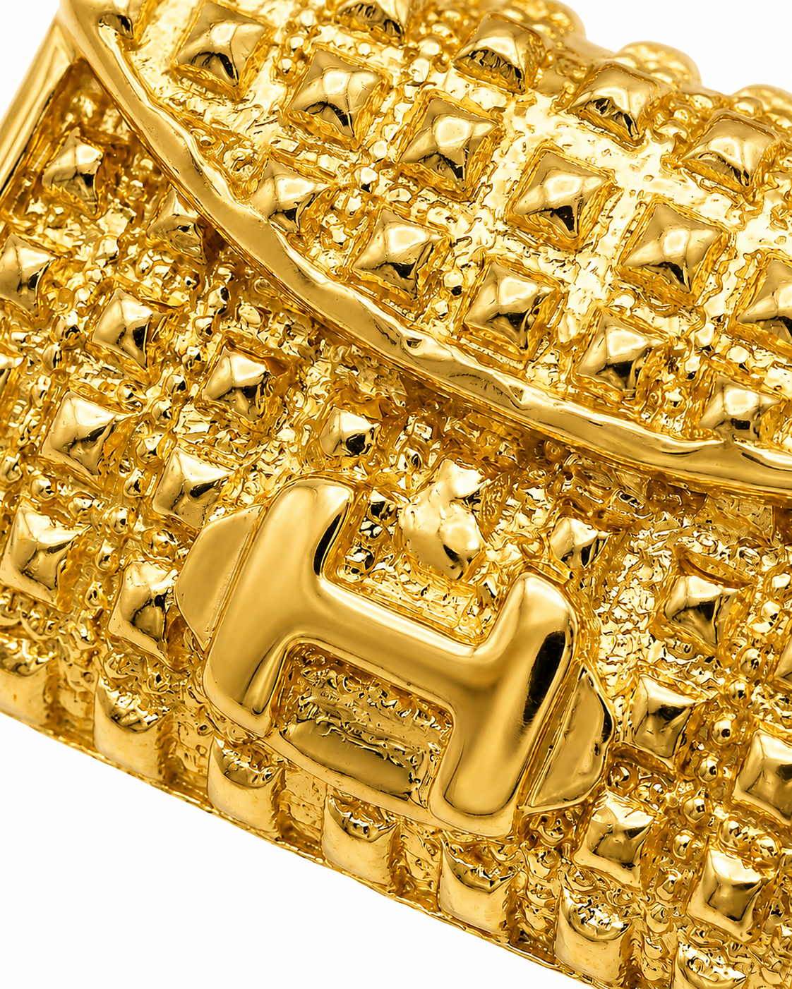 916 Gold Pendant Maison Bag Charm