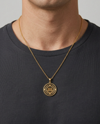 916 Gold Pendant Revolution Abacus