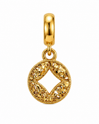 916 Gold Pendant Single Glacier Emperor Coin
