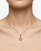 916 Gold Pendant Single Glacier Emperor Coin