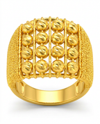 916 Gold Ring Regal Grid