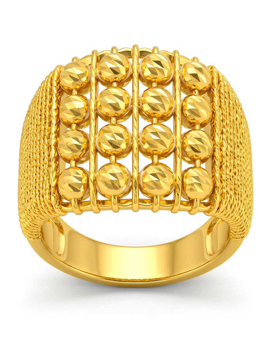 916 Gold Ring Regal Grid