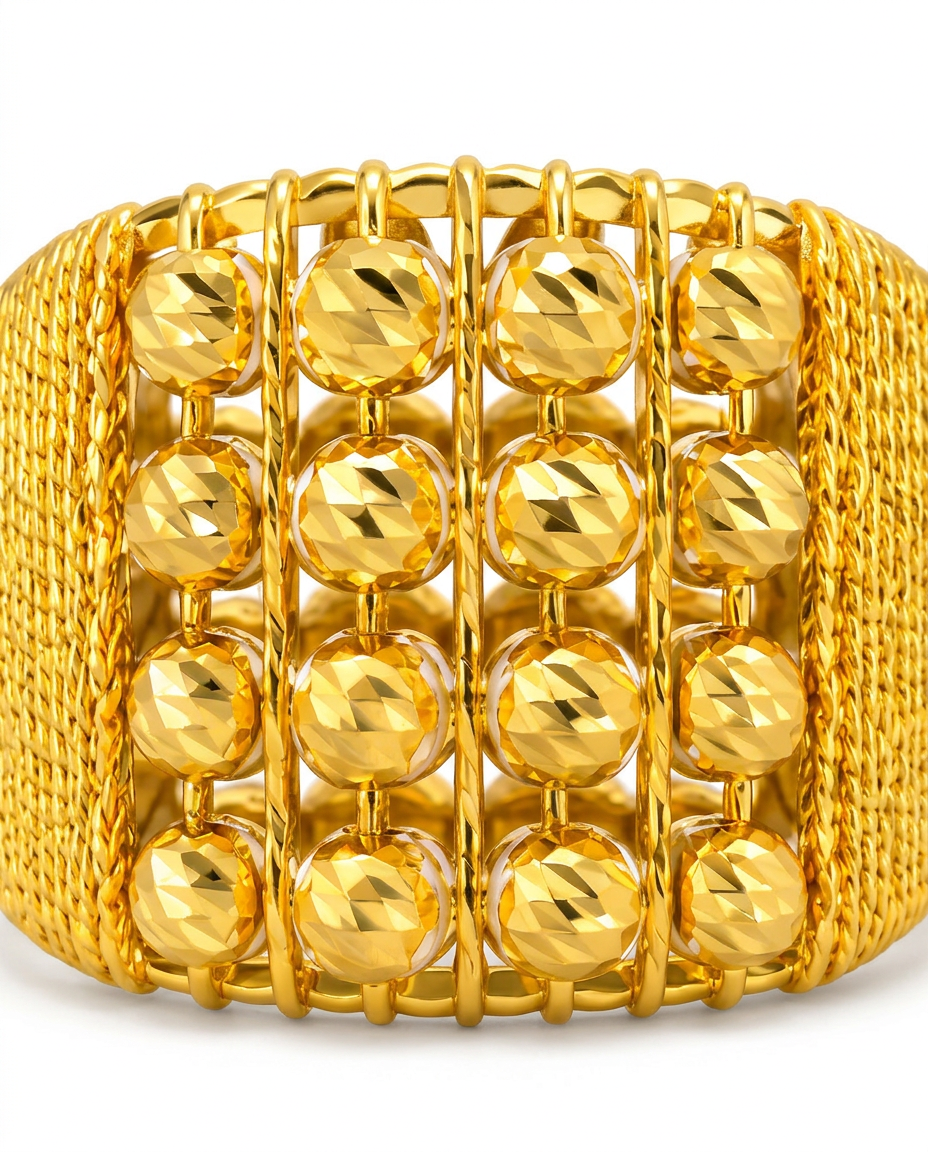 916 Gold Ring Regal Grid