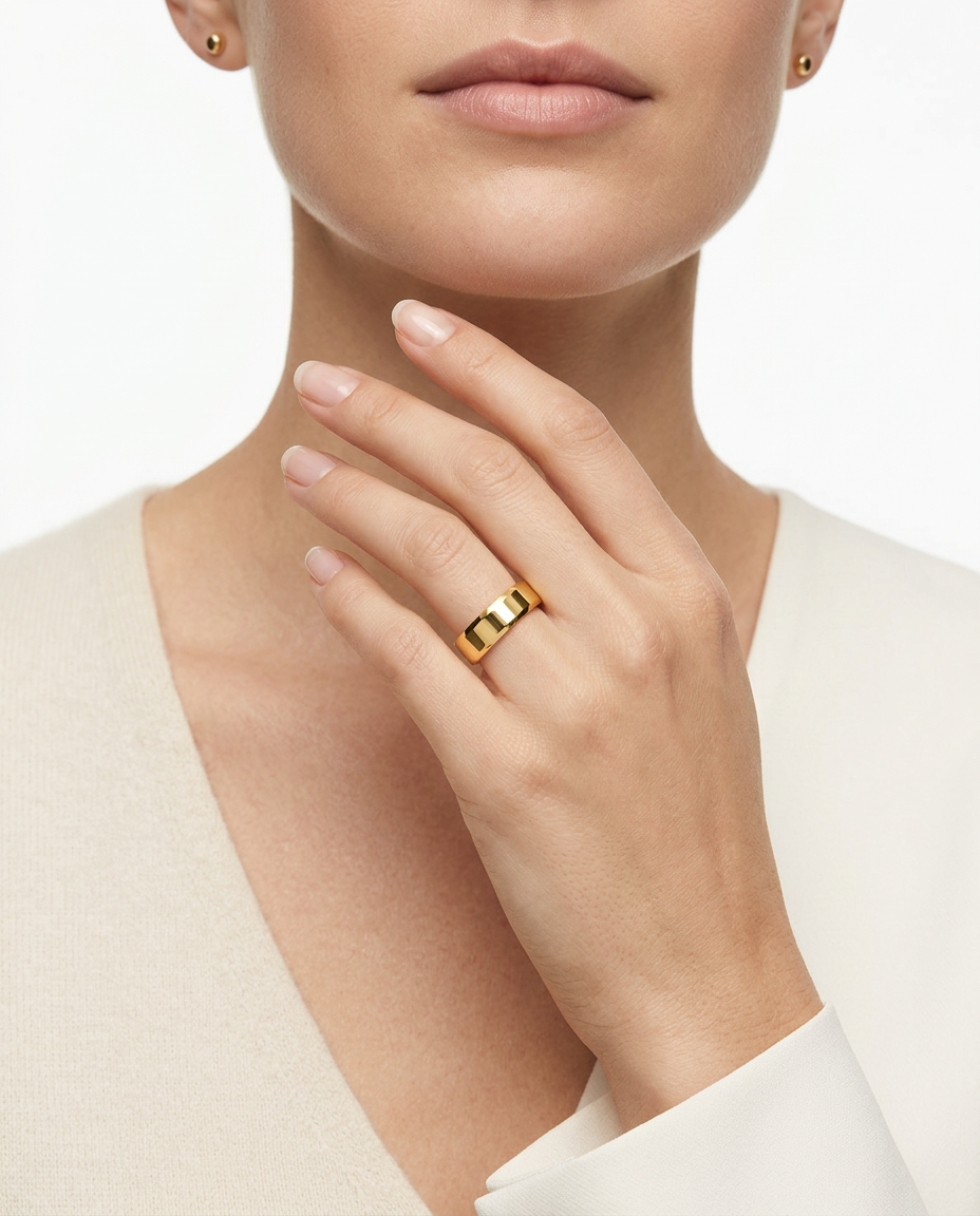 916 Gold Ring Royale Fit