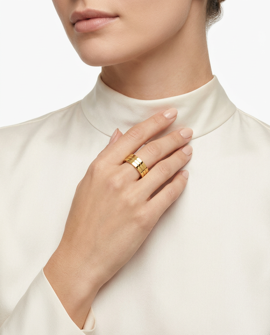 916 Gold Ring Dual Luxe