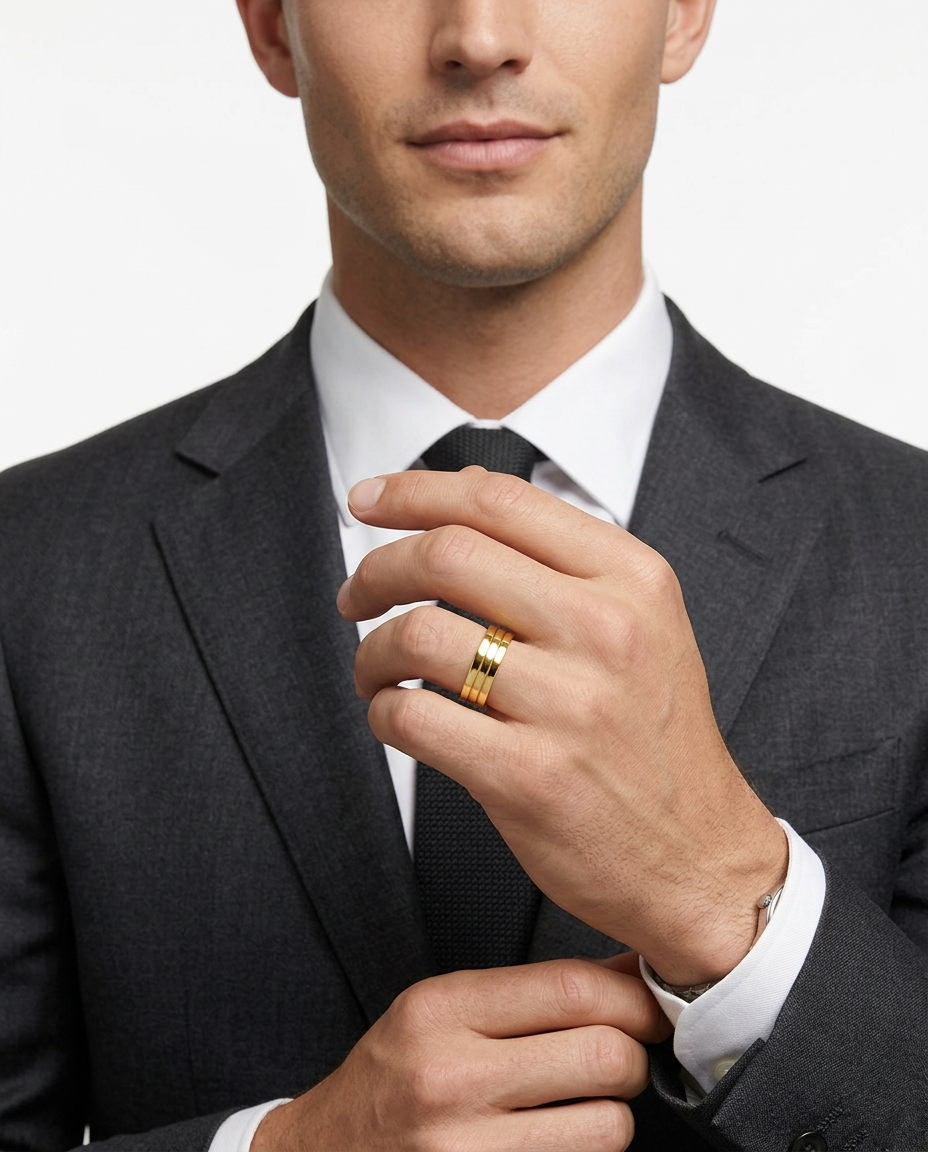 916 Gold Ring Dual Luxe