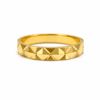 916 Gold Ring Lustre Cut