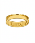 916 Gold Ring Roman Matte
