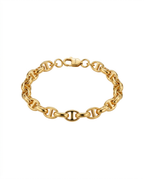 916 Gold Bracelet Italy CD Link