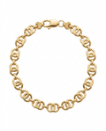 916 Gold Bracelet Italy CC Link