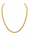 916 Gold Necklace Solid Rope