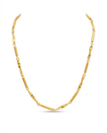 916 Gold Necklace Celeste Bar Link