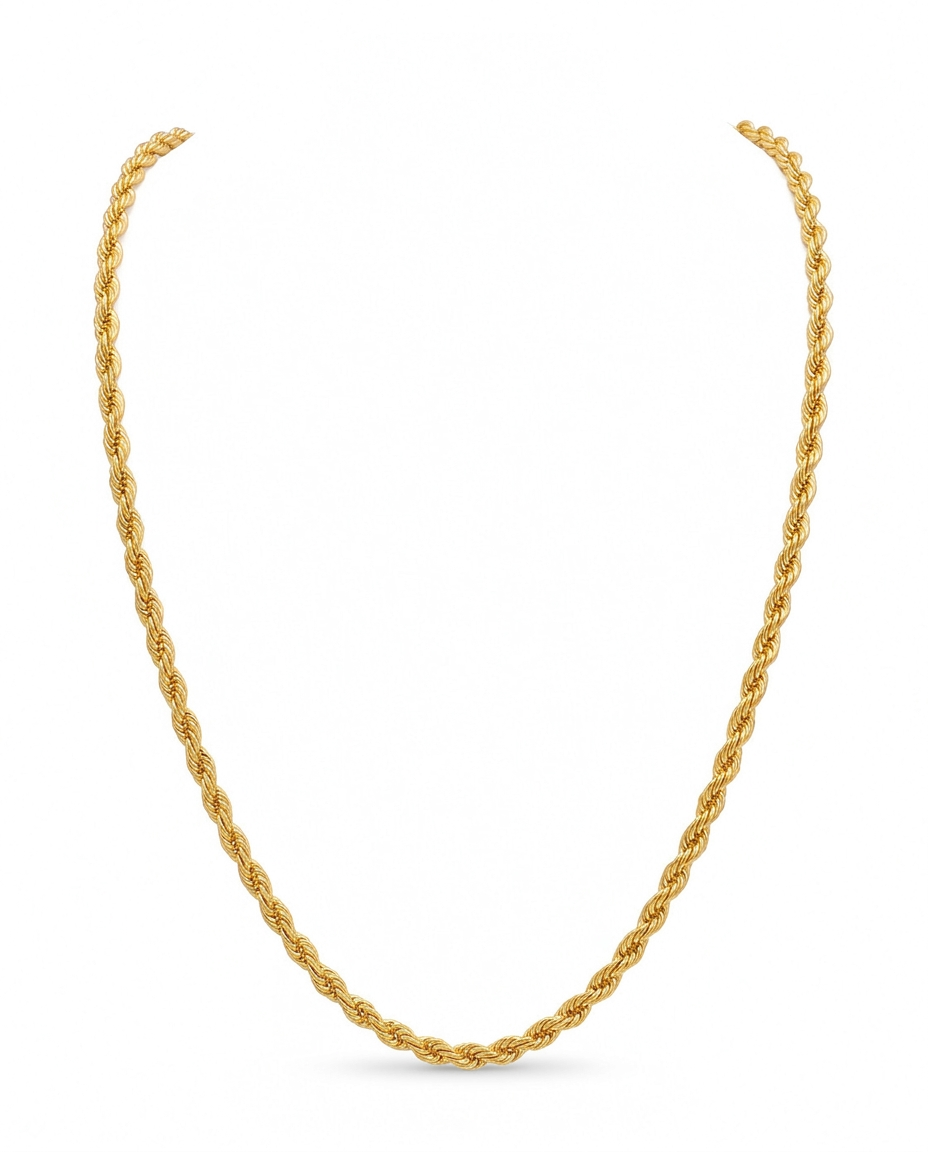 916 Gold Necklace Rope