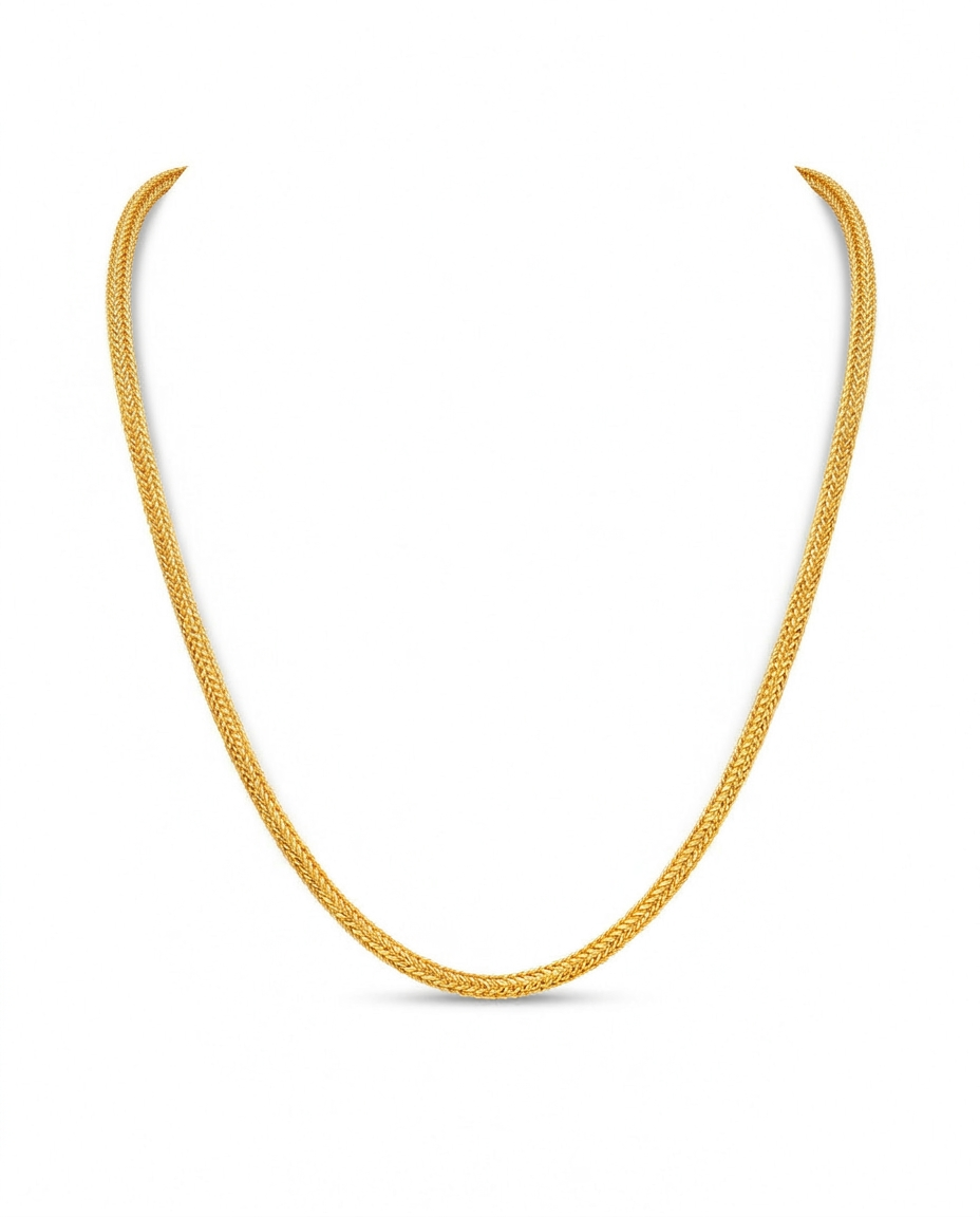 916 Gold Necklace Solid DG